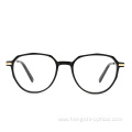 Wholesale Custom Classical Optical Glasses Alloy Acetate Eyeglass Frames Eyewear Spectacles